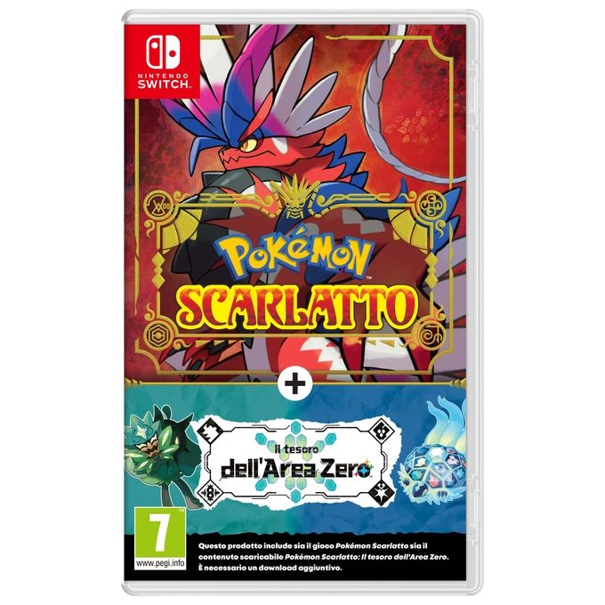 Nintendo Pokemon Scarlatto  Pack Espansione Il Tesoro dell'Area Zero per Nintendo Switch