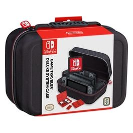 Nintendo Switch Game Traveler Deluxe System Case Nero