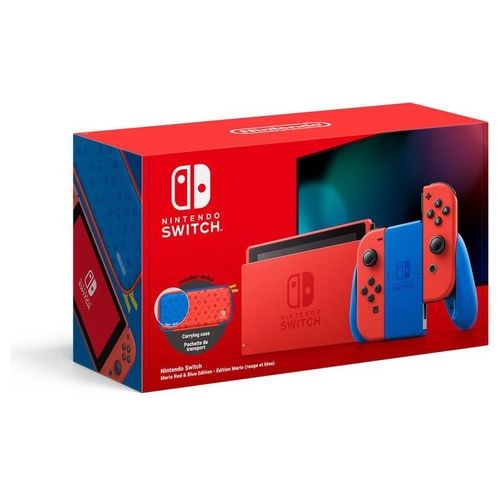 Nintendo Switch Mario Red and Blue Edition Console da Gioco Portatile 6.2" 32Gb Touch Screen Wi-Fi Blu/Rosso