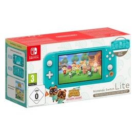 Nintendo Swith Lite Turquoise Console  Animal Crossing New Horizons Special Edition