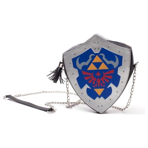 Nintendo: Zelda - Digital Printed Shield Pu Ladies Grey (Borsa)