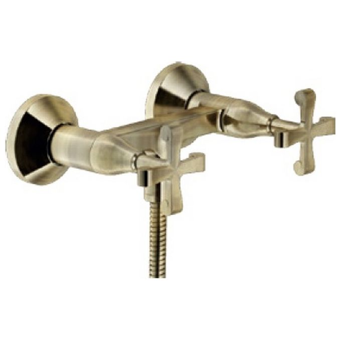 Nobili Rubinetteria Carlos 230 Gruppo Doccia Esterno Senza Duplex Bronzo