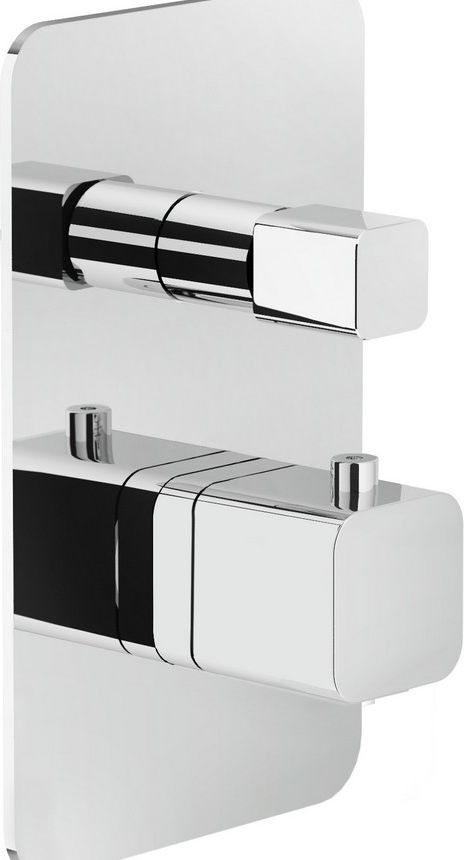 Nobili Rubinetteria Loop 100Te Parte Est. Vasca/Doccia Termostatico Con Deviatore Cromo