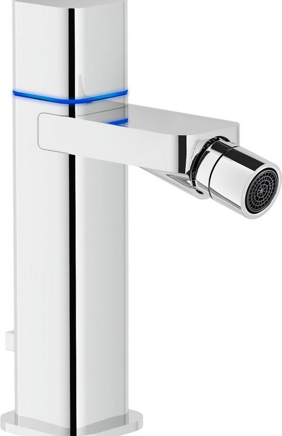 Nobili Rubinetteria Loop E90119/1 Miscelat. Bidet Elett.220V Con Scarico Cromo