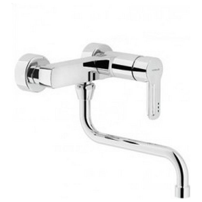 Nobili Rubinetteria New Road 115 Miscelatore Lavello A Parete Cromo