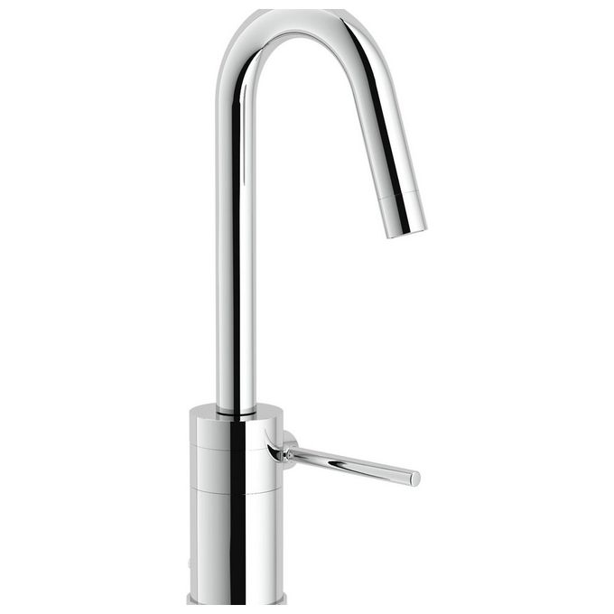 Nobili Rubinetteria Plus 128/1 Miscelat. Lavabo Bocca Alta Con Scarico Cromo
