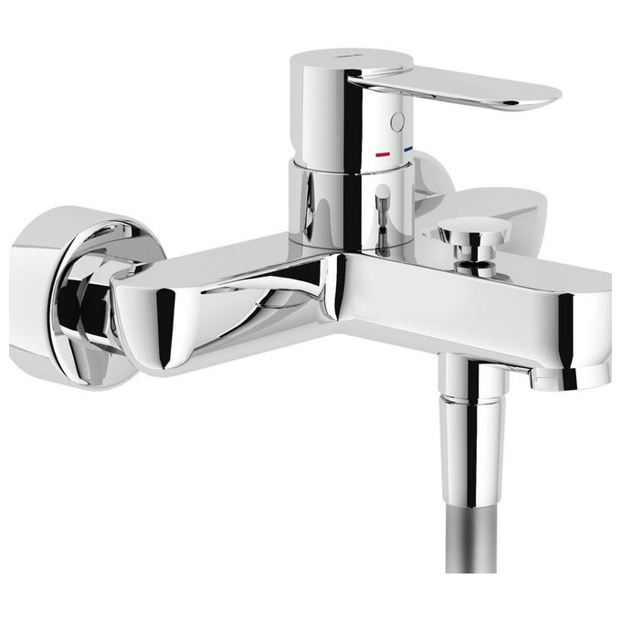 Nobili Rubinetteria Sand 99110/1 Miscelat. Vasca Esterno Senza Duplex Cromo
