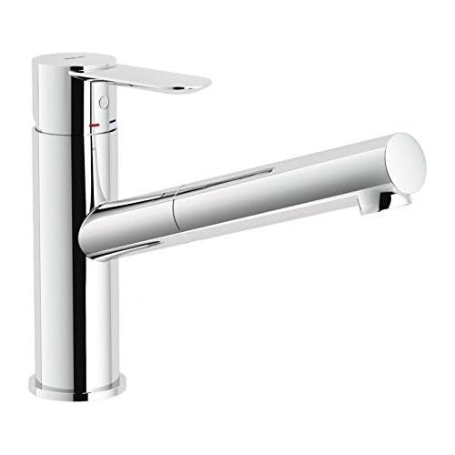 Sand 99117CR Miscelatore cucina con doccetta monogetto estraibile Cromo