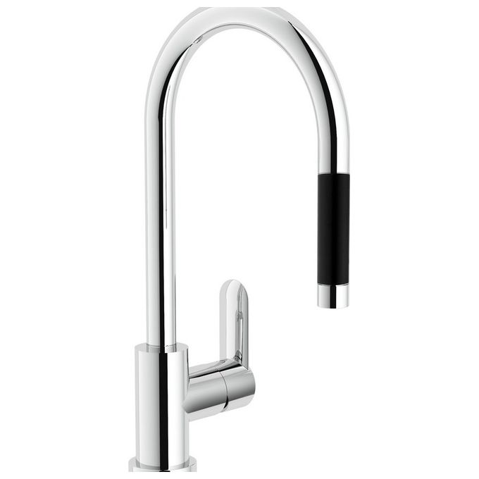 Nobili Rubinetteria Sand 99137/1 Miscelat. Lavello Con Doccetta Estraibile Cromo