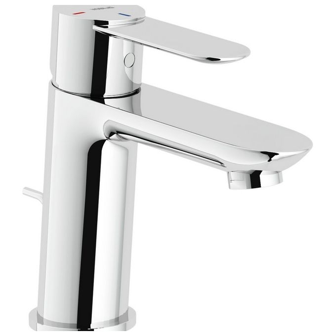 Nobili Rubinetteria Sand E99118/1 Miscelatore Lavabo Eco Con Scarico Cromo