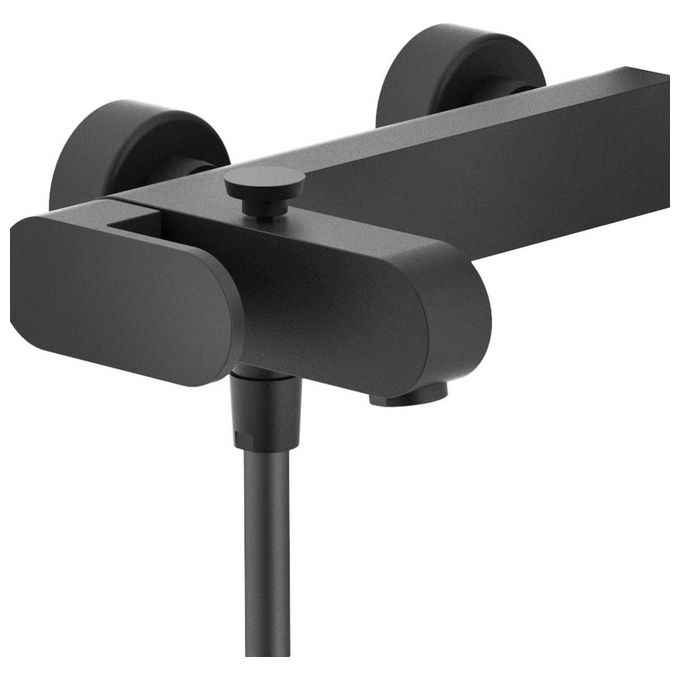 Nobili Rubinetteria Up 94110/1 Miscelat. Vasca Esterno Senza Duplex Nero Opaco
