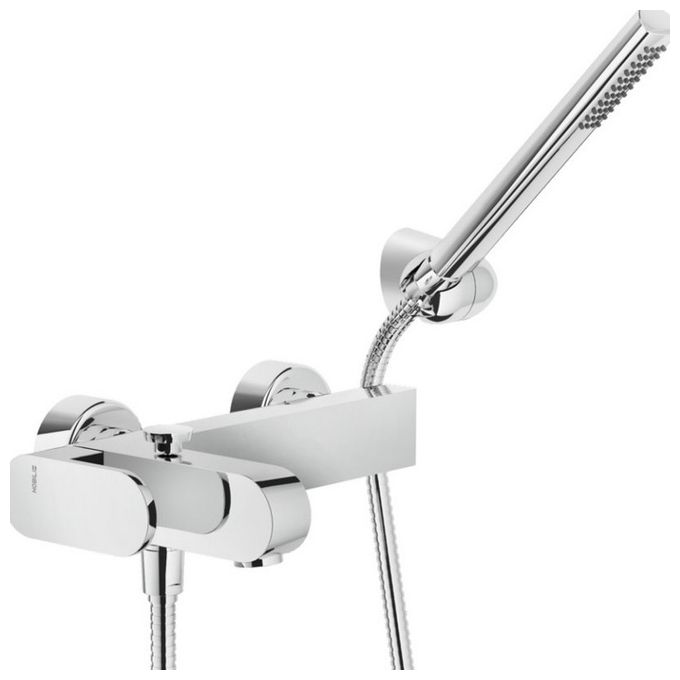 Nobili Rubinetteria Up 94110 Miscelatore Vasca Esterno Con Duplex Cromo