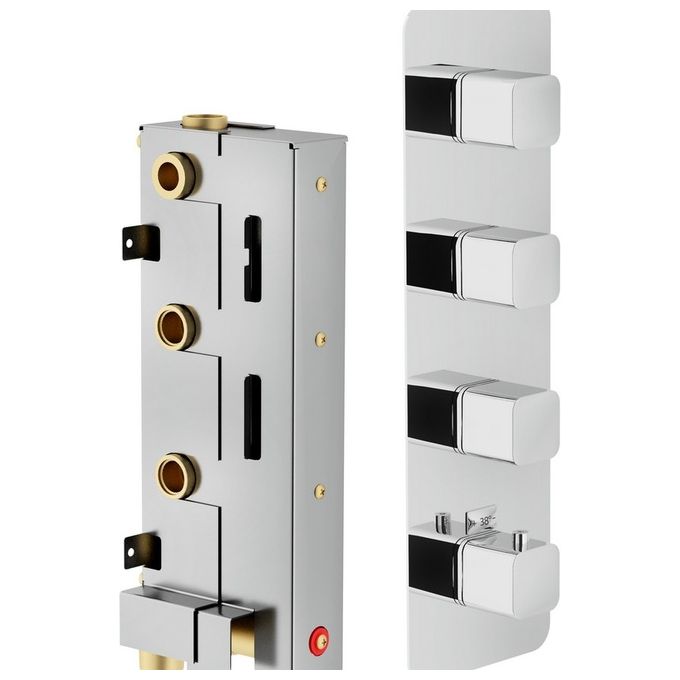 Nobili Rubinetteria We00103 Corpo Incasso Miscelat. Termostatico Doccia 3V