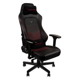Hero Sedia Gaming in Pelle Nera e Rossa