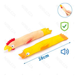 Chicken toy in gomma (serie esclusiva) 2 colori misti