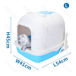 Lettiera box con paletta Blu