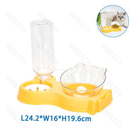 Set 2 in 1 ciotola per cibo e acqua