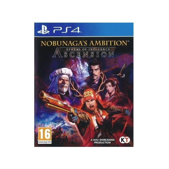 PLAION 1018586 Nobunaga's Ambition: Sphere of Influence Gioco PlayStation 4 Strategia Lingua Inglese PEGI 16 colore Nero