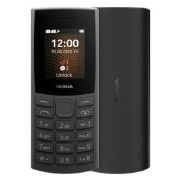 Nokia 105 4G 2023 Telefono Cellulare Dual Sim Display 1.8" a Colori Charcoal