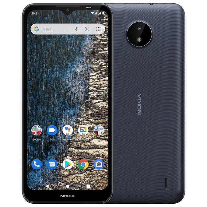 Nokia C20 4G Dual Sim 6.5” 32Gb 2Gb Android 11 Go Batteria 3000mAh Dark Blue