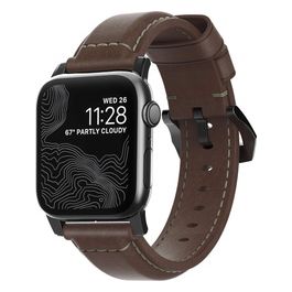 Cinturino Tradizionale per Apple Watch 40mm/38mm Pelle Marrone Rustica