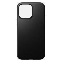Modern Custodia in Pelle per iPhone 14 Pro Max Nero
