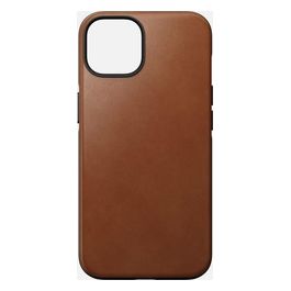 Modern Custodia in Pelle per iPhone 14 English Tan