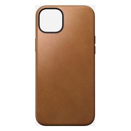 Modern Custodia in Pelle per iPhone 15 Plus English Tan