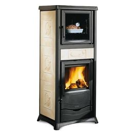 Nordica 7112384 Stufa a Legna con Forno Rivestimento Esterno in Maiolica