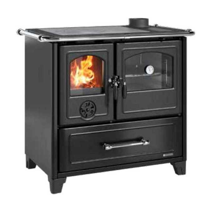 Nordica Cucina a Legna Family VST 45 8 kW Antracite Con Forno