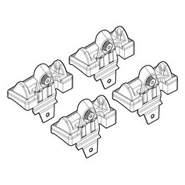 Nordrive Kit attacchi barre portatuttto - 48