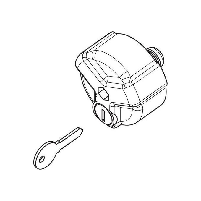 Nordrive Manopola serraggio con serratura