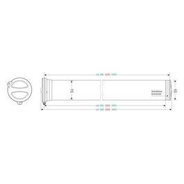 Nordrive T200, Kargo-Tube, 2 staffe - 205 cm