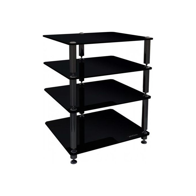 Norstone Bergen 2 Stand Mobile Hi-Fi 4 Ripiani Nero