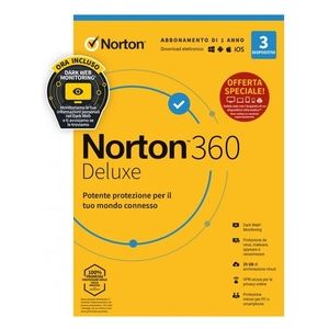 Norton 360 Deluxe 2022 Attach 25Gb It 1 User 3 Device 12mo Generic Attach Rsp Mm Gum