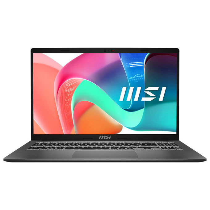 MSI F13MG-1209IT Modern 15 Notebook 15,6'' Full HD Intel Core i3-1315U 8GB 512GB SSD colore Grigio Platino