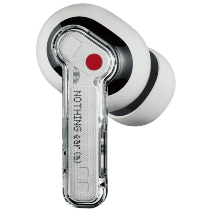 Nothing Ear (a) auricolari true wireless in-ear cancellazione rumore 45 dB Bluetooth 5.3 LDAC 42,5h autonomia IP54 ricarica wireless bianchi