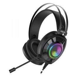 Noua Cuffia con Microfono Usb 7.1 Echo Rgb Rainbow Black