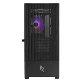 Noua Fobia L101 Nero Case Micro ATX per PC Gaming Mini Tower 0.60MM SPCC Ventola LED ARGB Indirizzabile Frontale Mesh e Pannello Laterale in Vetro Temperato Chiusura Magnetica