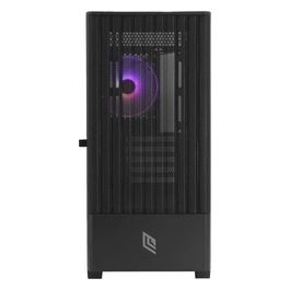 Noua Fobia L101 Nero Case Micro ATX per PC Gaming Mini Tower 0.60MM SPCC Ventola LED ARGB Indirizzabile Frontale Mesh e Pannello Laterale in Vetro Temperato Chiusura Magnetica