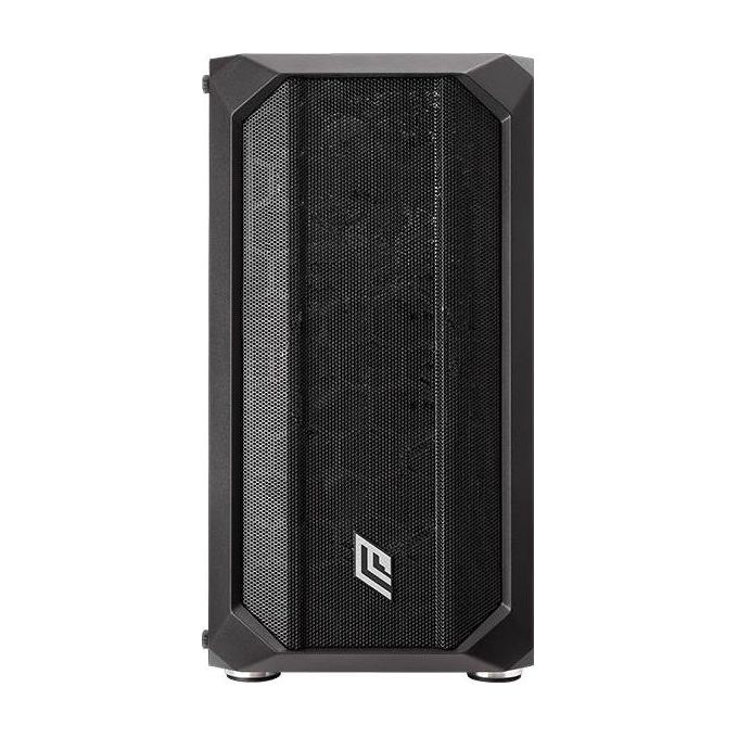 Noua Fobia L2 Nero Case Micro-ATX m-ATX per Pc Gaming Mini Tower 0.60mm SPCC Ventola RGB Addressable 5V 3Pin 3xUsb3.0/2.0 Front Mesh e Pannello Laterale Vetro Temperato