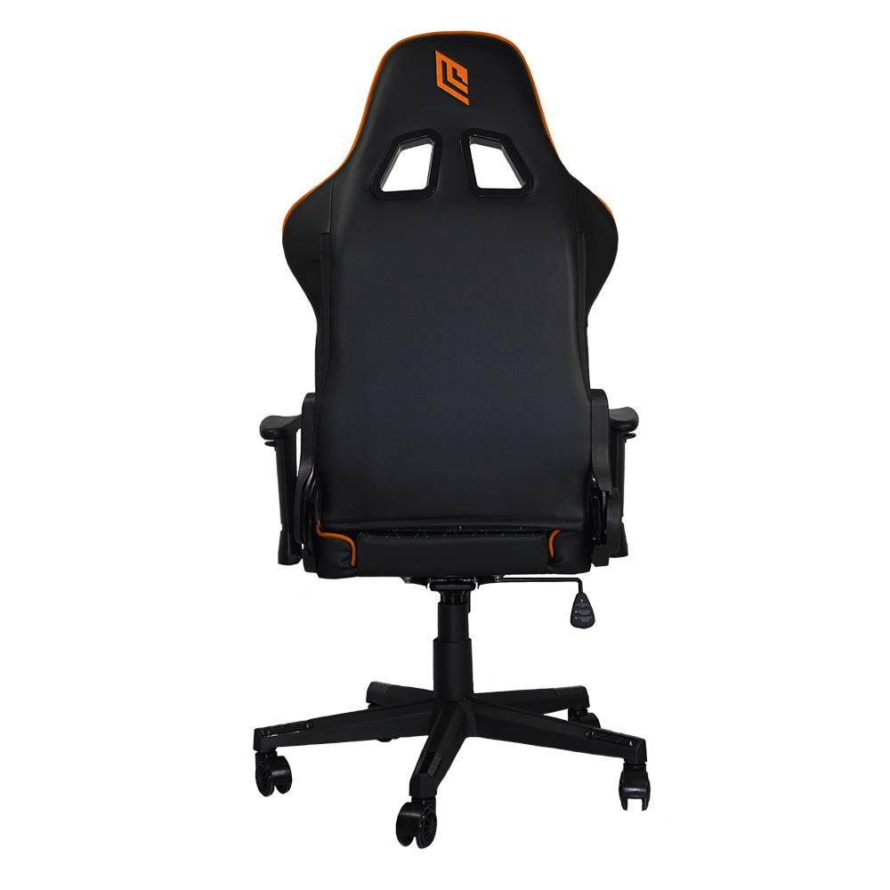 Sedia gaming girevole, ergonomica, altezza regolabile, con poggiatesta e  supporto lombare, colore nera e verde