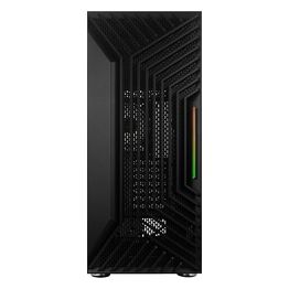 Noua Ne-o F18 Nero Case ATX per PC Gaming, Supporta E-ATX, 3*USB3.0/2.0, Ventola PWM ARGB, Frontale con Strip LED ARGB, Pannello Laterale in Vetro Temperato (AxPxL: 480x435x210 mm)