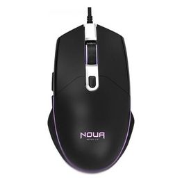 Noua Neon Mouse Gaming RGB con Cavo Usb Sensore Ottico fino a 3200 DPI 6 Pulsanti e Illuminazione a LED con 4 Colori