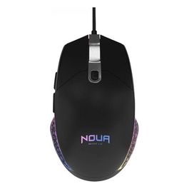 Noua Neon R Mouse Gaming RGB con Cavo Usb Sensore Ottico fino a 4800 DPI 6 Pulsanti e Illuminazione Rainbow