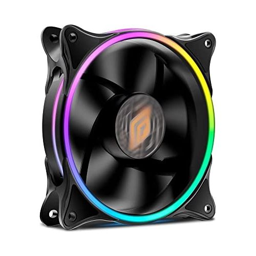 Noua Notus Ventola 12 LED Dual Halo Slim RGB Rainbow da 120mm Cooling Fan PWM 6-Pin 1300rpm Addressable 5V 3pin ADD RGB SYNC