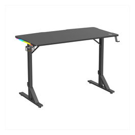 Scrivania Gaming RGB Ergonomica 120x60 cm con Illuminazione Led