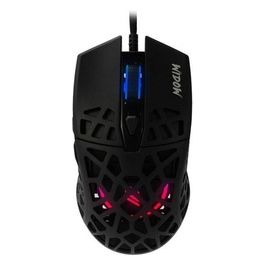 Noua Widow Mouse Gaming RGB con Cavo Sensore Pixart 3212 fino a 7200 DPI Nero