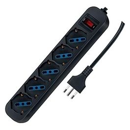 CE231/5PK Presa Multipla 5 Prese Filtrate con Interruttore Luminoso e Protezione da Sovraccarico