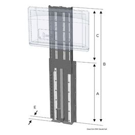 Noval TV LIFT 650mm 12V 